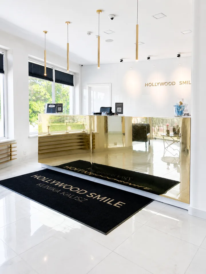 Recepcja kliniki Hollywood Smile w Kaliszu
